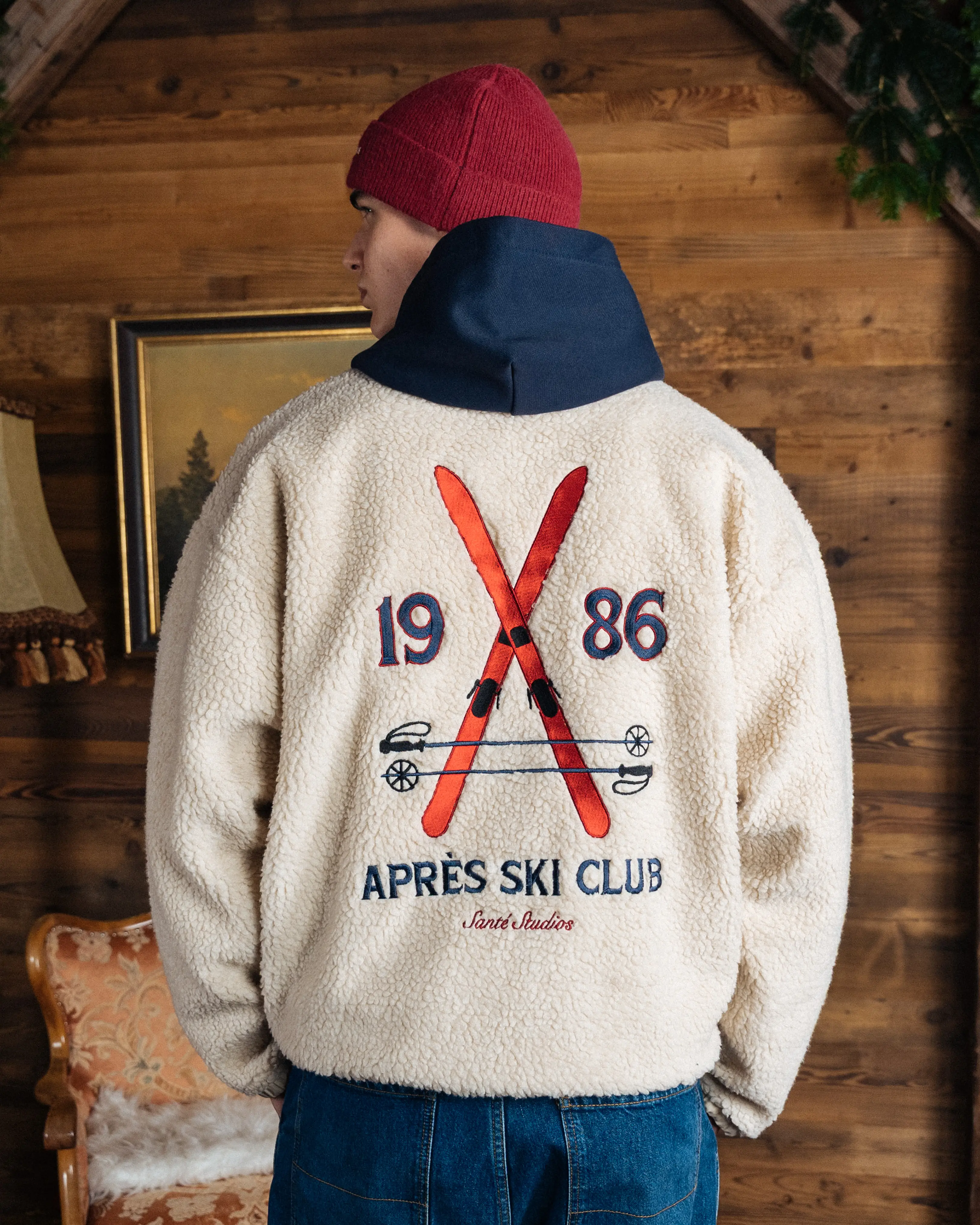 Après Ski Club Sherpa Cardigan - Image 3