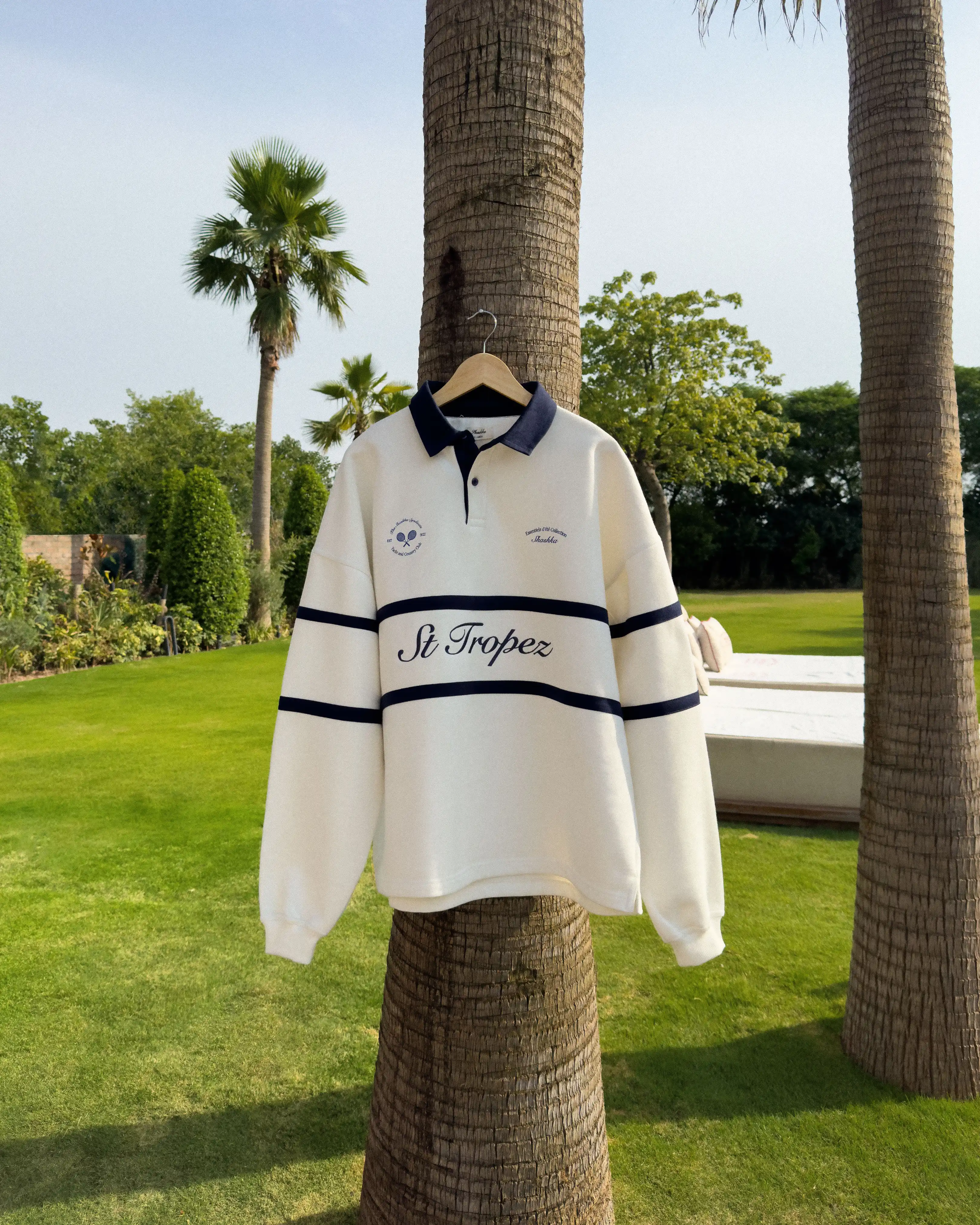 St Tropez Long Sleeve Polo - Image 7