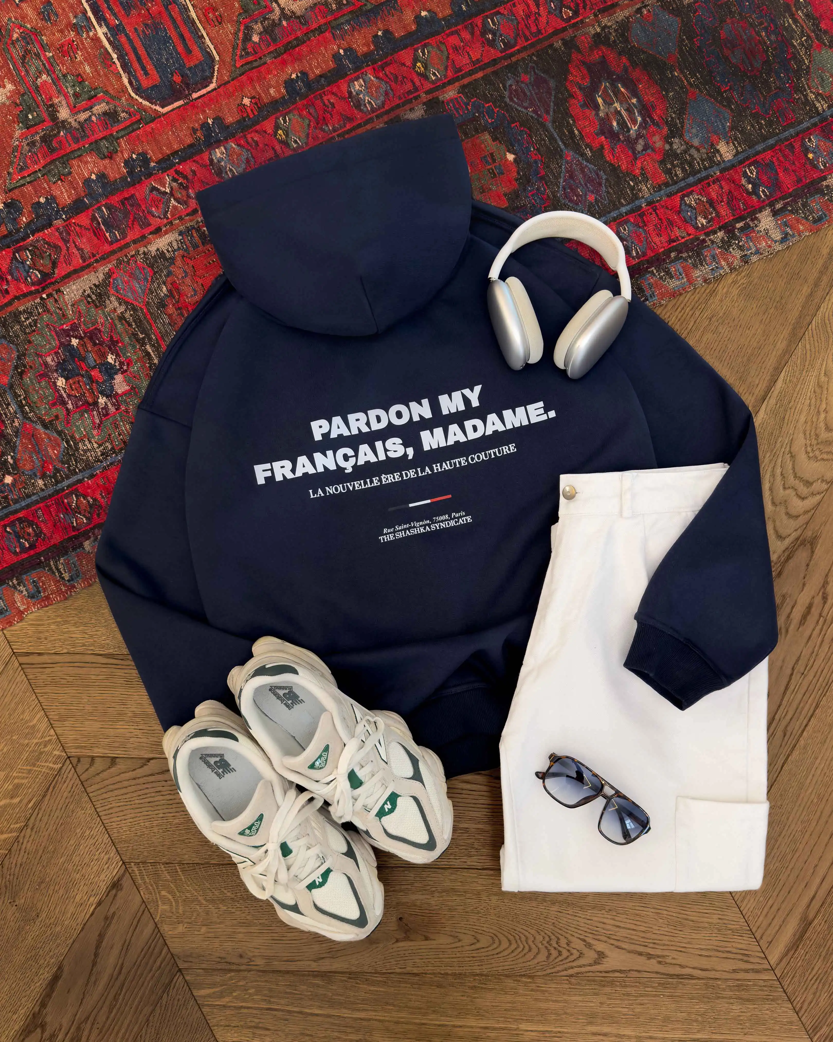 Pardon My Français Classic Hoodie - Image 3