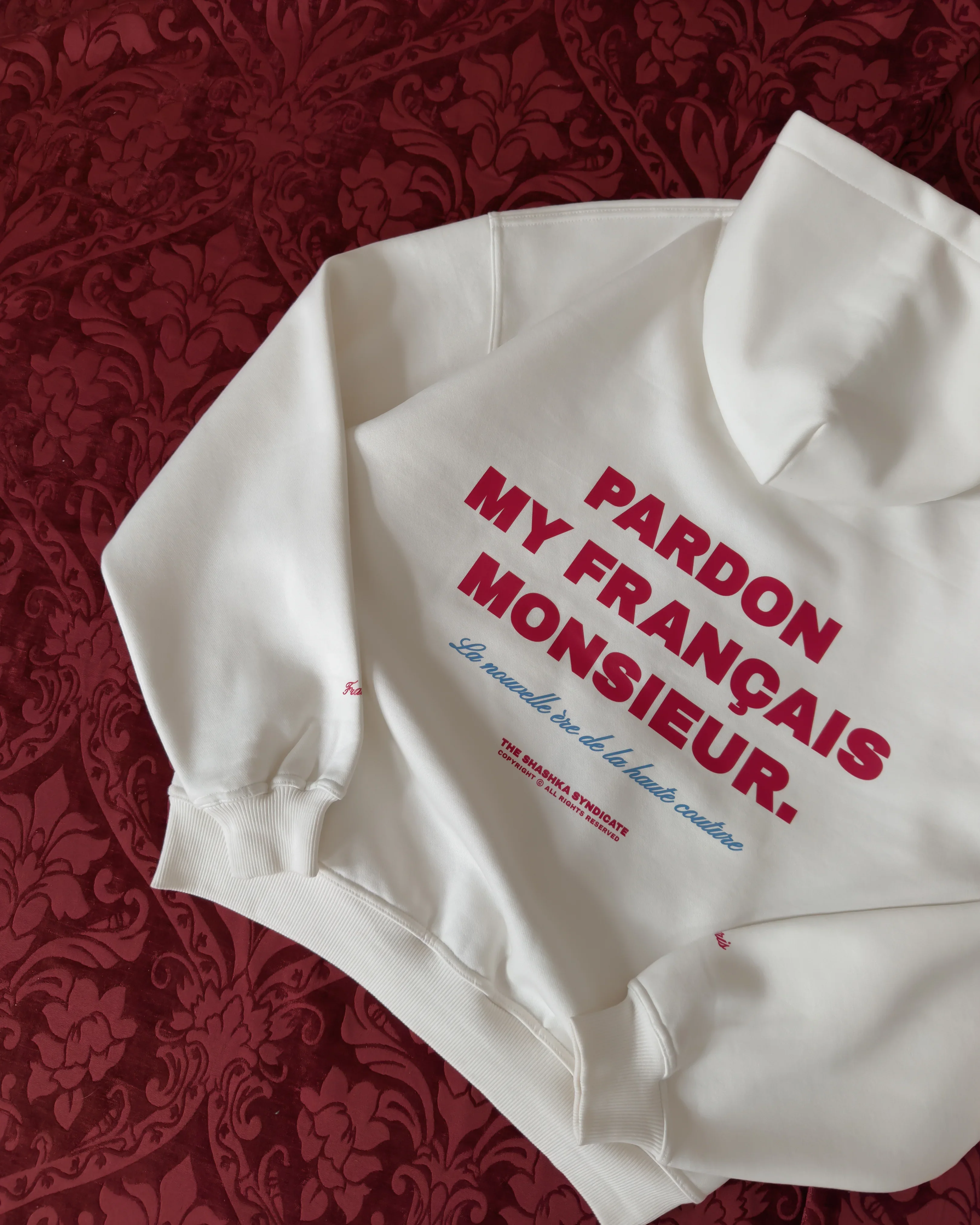 Pardon My Français Monsieur Zip Hoodie - Image 3