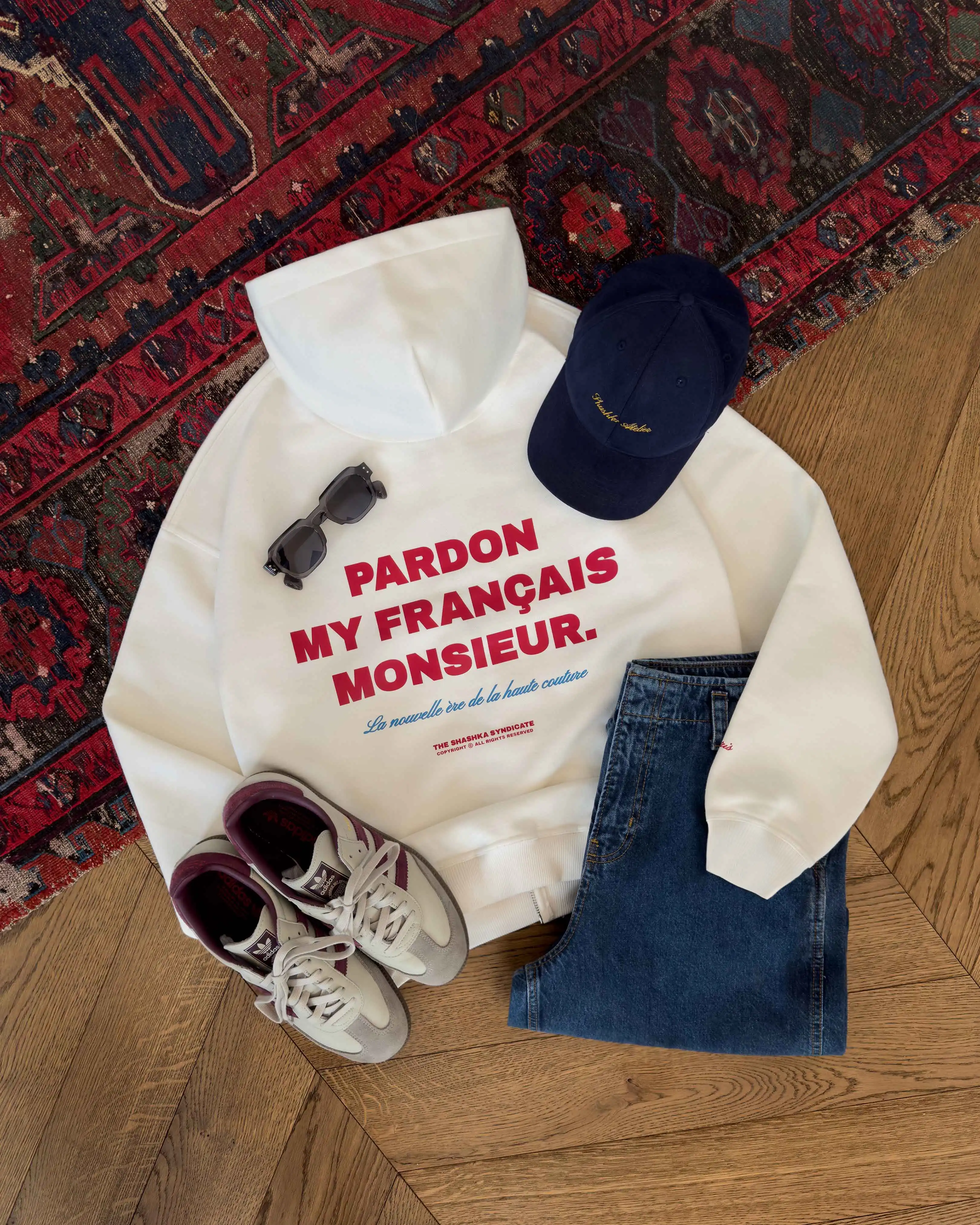 Pardon My Français Monsieur Zip Hoodie - Image 5