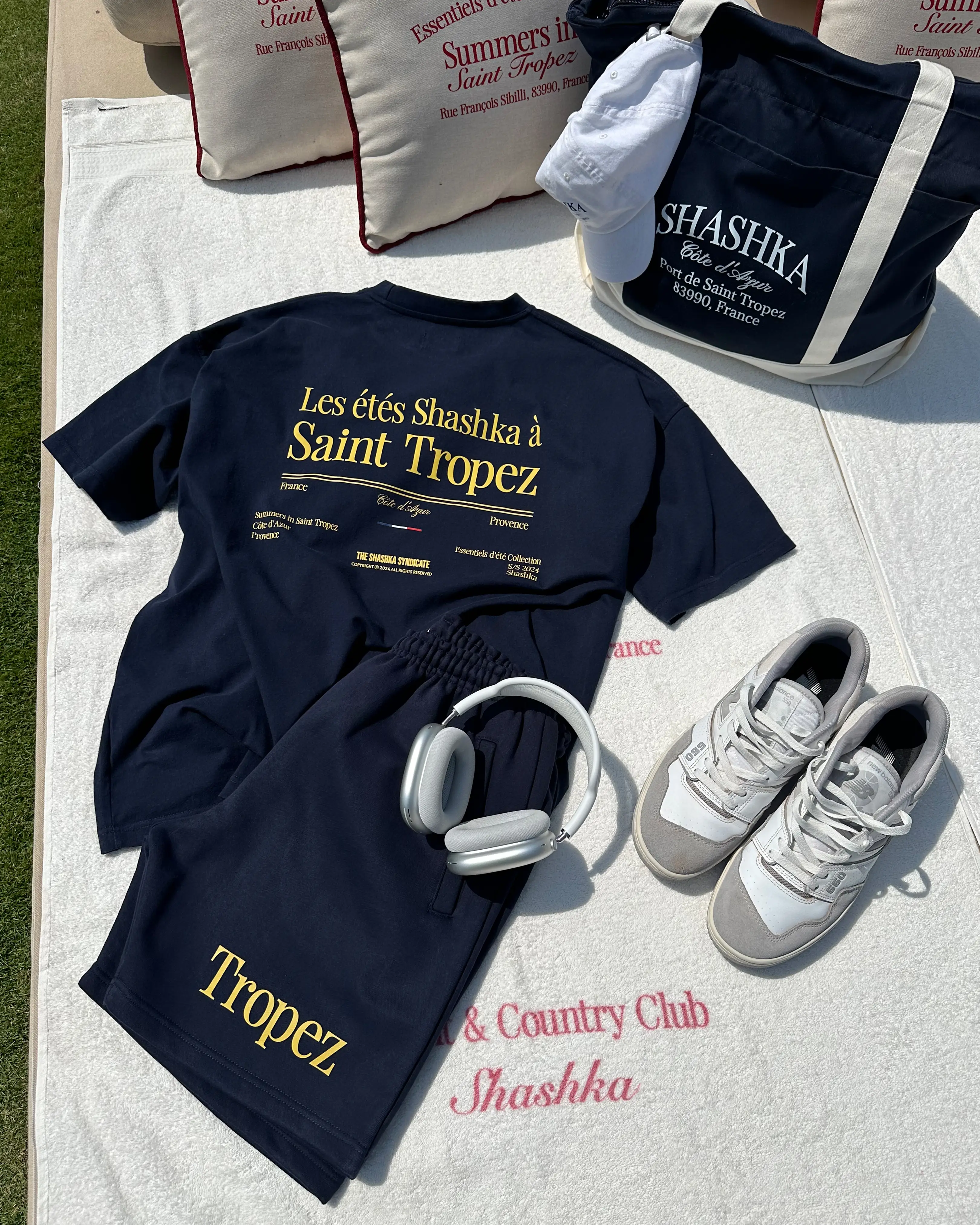 Summers in Saint Tropez Heavy Tee - Image 6